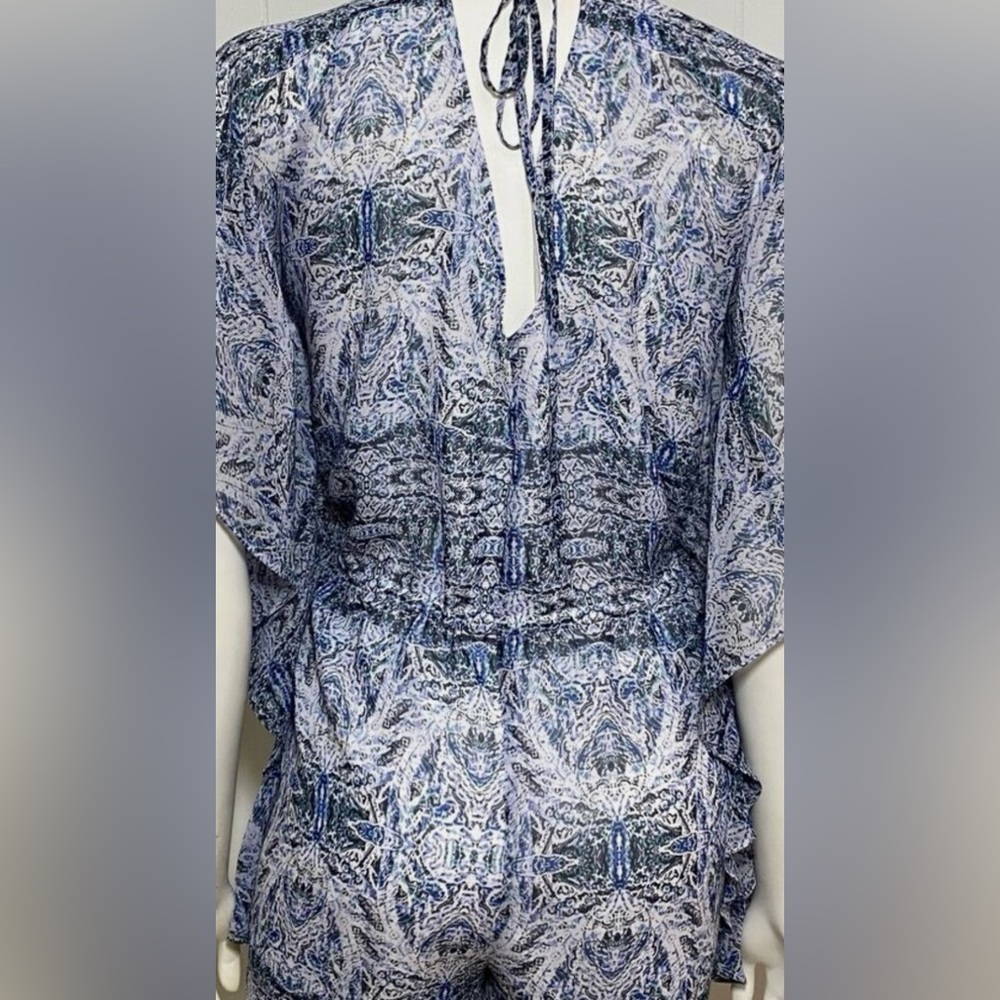 Bcbgeneration Dark Wave Wing Sleeve Drawstring V … - image 3